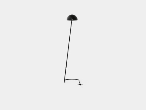 Metal Floor Lamp Black 3D मॉडल