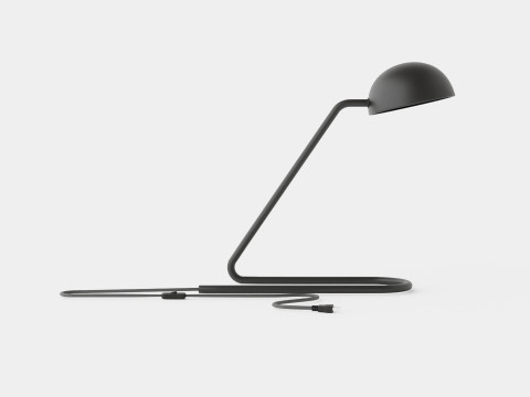 Metal table lamp Black Modelo 3D