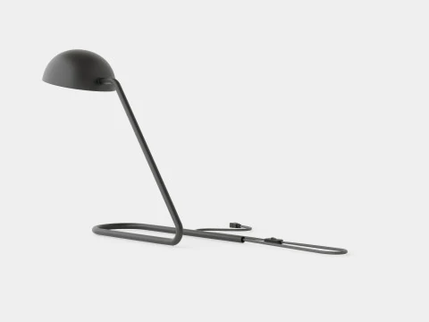 Metal table lamp Black 3D Model