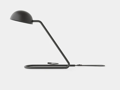 Metal table lamp Black 3D Model