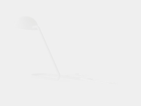 Metal Table Lamp White 3D-Modell
