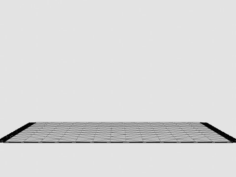 Carpet With Tassels Natural White 3D Model