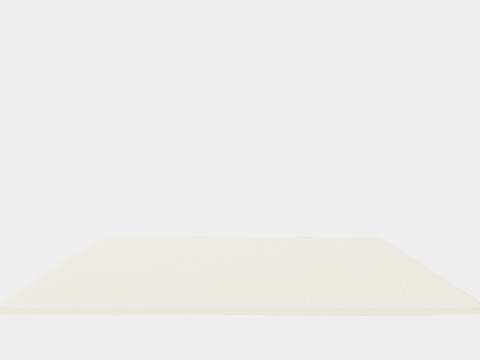 Білий житній кремовий килим 3D Модель