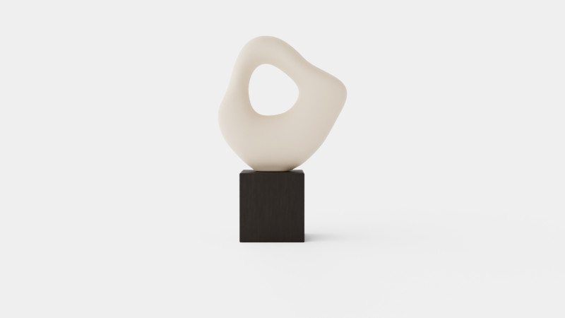 Large stoneware sculpture 3D 模型 .c4d .max .obj .3ds .fbx .stl .blend