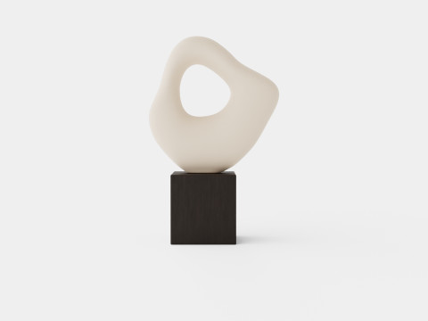 Large stoneware sculpture Modelo 3D