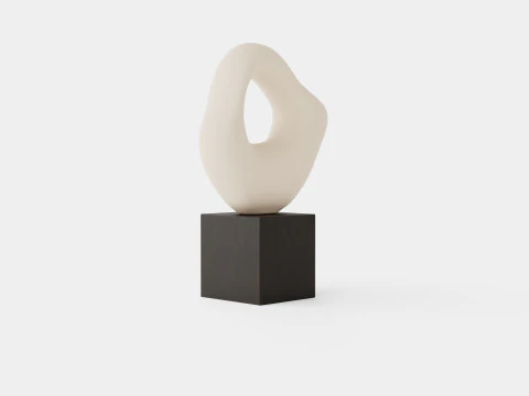 Large stoneware sculpture 3D Model