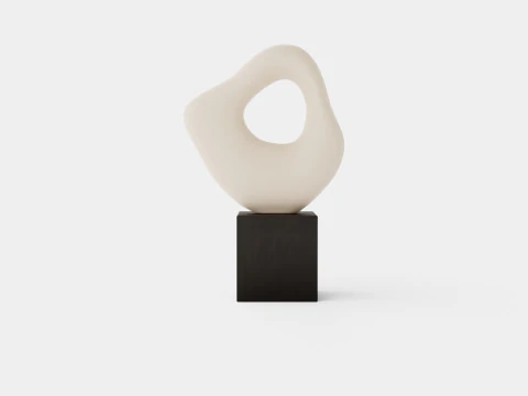 Large stoneware sculpture 3D Model