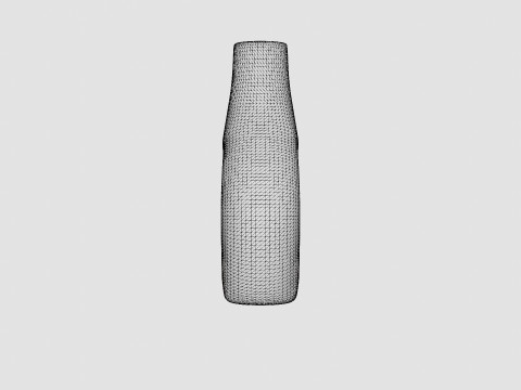 Glazed stoneware vase 3Dモデル