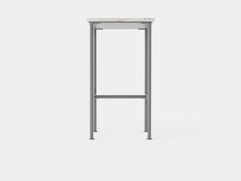 Small side table with metal legs Modelo 3D