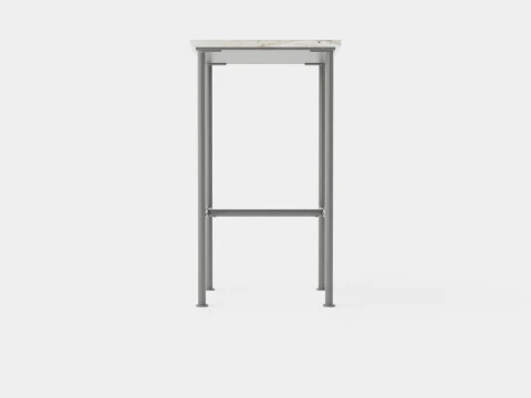 Small side table with metal legs 3D Model