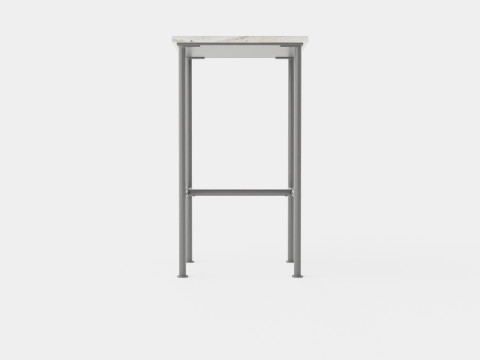 Small side table with metal legs Modelo 3D