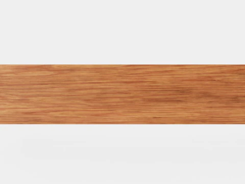 Wooden Bench Brown 3D Model