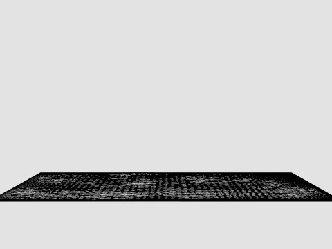 Short Pile Rug Beige Dusty Light 3D Model