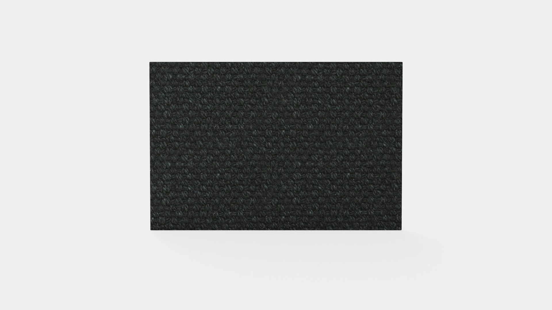Basic Coir Door Mat Black Dark 3D Model .c4d .max .obj .3ds .fbx .stl .blend