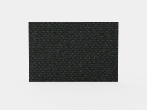 Basic Coir Door Mat Black Dark 3D Model
