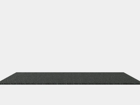 Basic Coir Door Mat Black Dark 3D Model