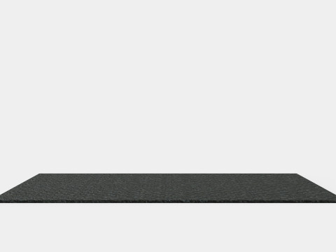 Basic Coir Door Mat Black Dark Model 3D