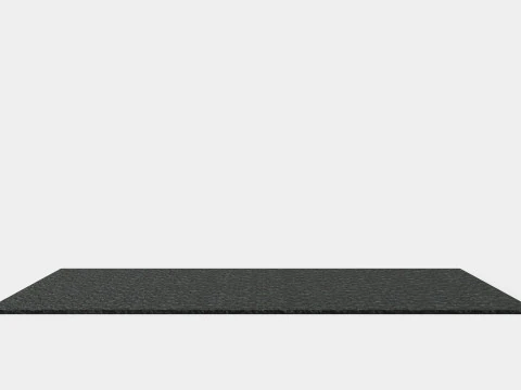 Basic Coir Door Mat Black Dark 3D Model