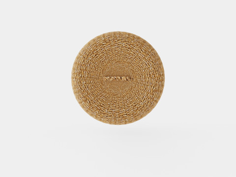 Cylinder-shaped laundry basket 3D Model