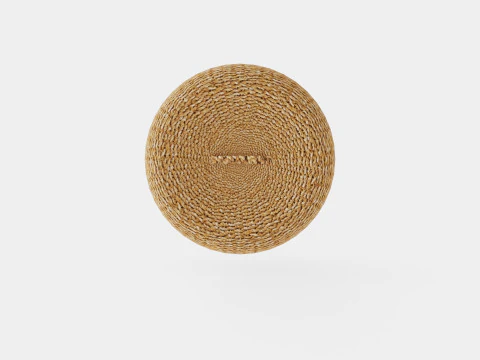 Cylinder-shaped laundry basket 3D Model