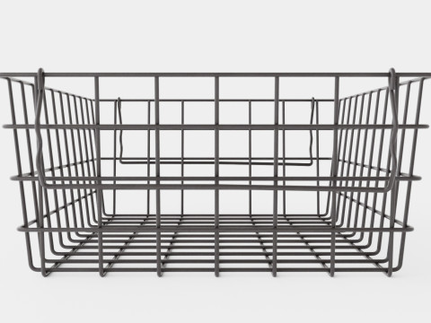 Small Storage Basket Black Modello 3D