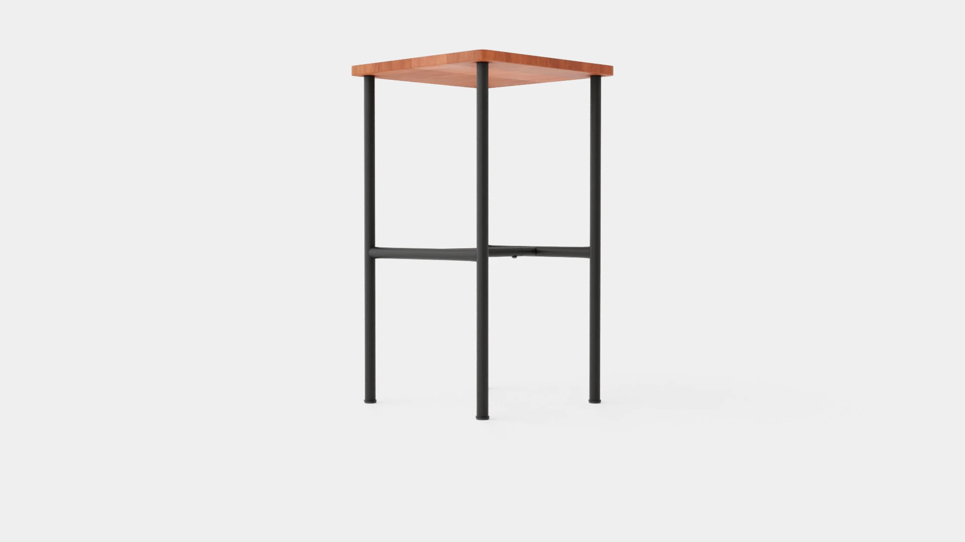 Small Side Table Brown Black 3D Model .c4d .max .obj .3ds .fbx .stl .blend 