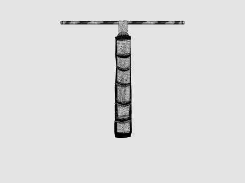 Hanging storage White 3D Model