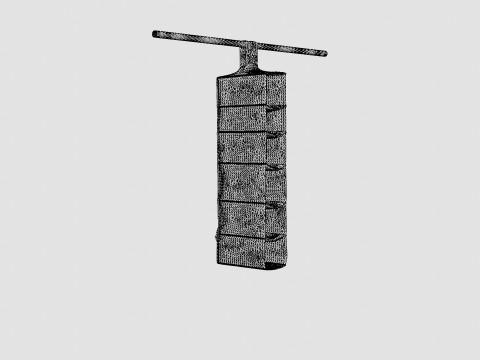 Hanging storage White 3D Model