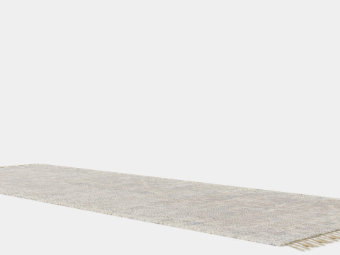 Carpet in Jute Mix Beige 3D Model