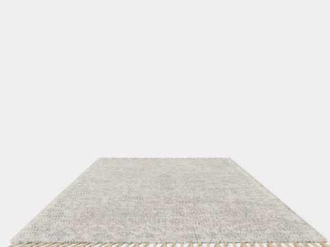 Carpet in Jute Mix Beige 3D 模型