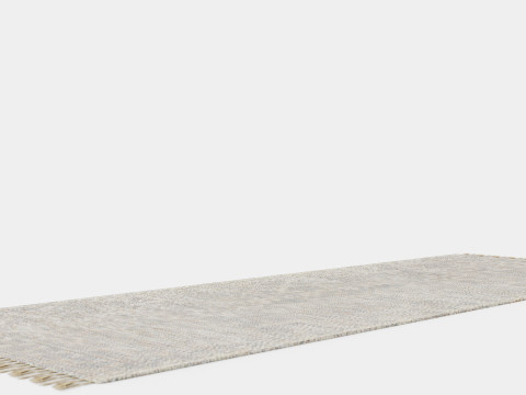 Carpet in Jute Mix Beige 3D 模型