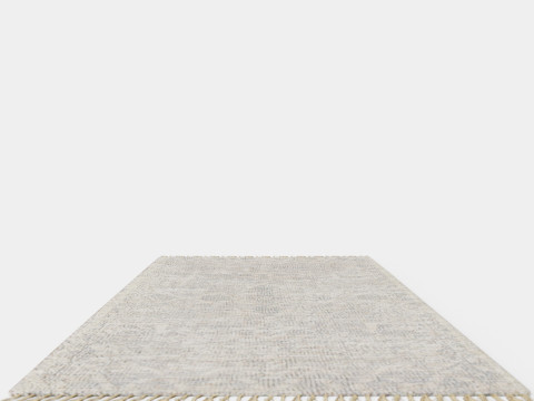 Carpet in Jute Mix Beige 3D 模型