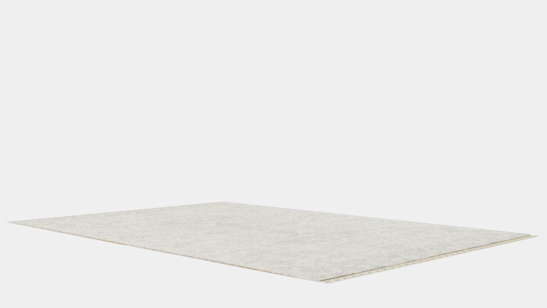 Large Carpet in Jute Mix Beige 3D Model .c4d .max .obj .3ds .fbx .stl .blend 