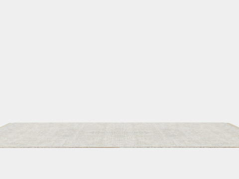 Large Carpet in Jute Mix Beige 3D Model