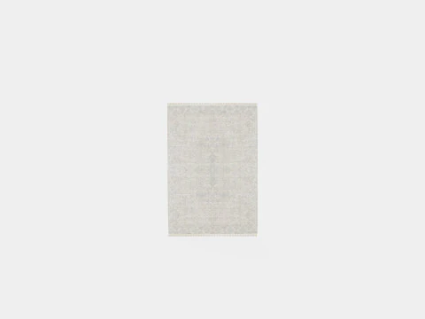 Large Carpet in Jute Mix Beige 3D Model