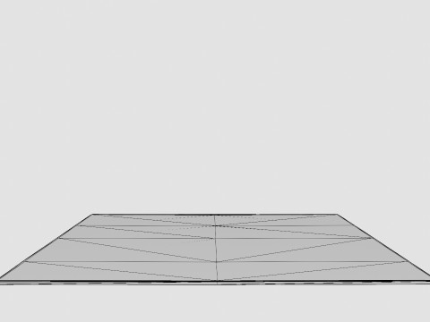 Large Carpet in Jute Mix Beige 3D Model