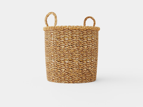 Seagrass storage basket 3D Model