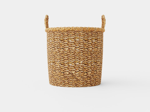 Seagrass storage basket 3D Model