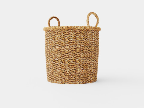 Seagrass storage basket 3D Model