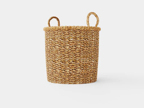 Seagrass storage basket 3D Model