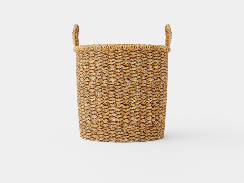 Seagrass storage basket 3D Model