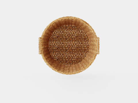 Seagrass storage basket 3D Model
