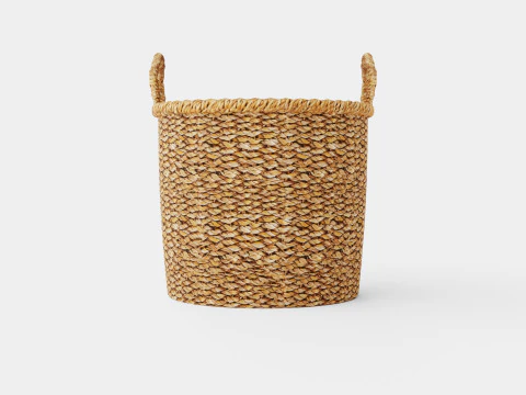 Seagrass storage basket 3D Model