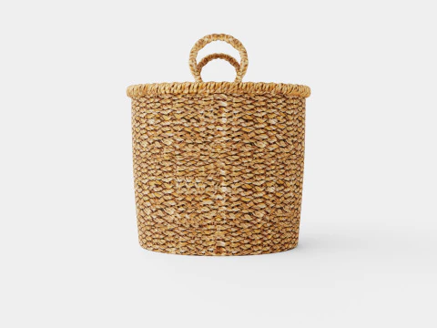 Seagrass storage basket 3D Model