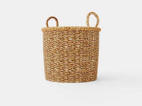 Seagrass storage basket 3D Model