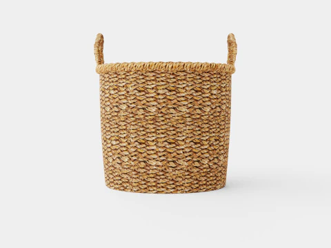 Seagrass storage basket 3D Model