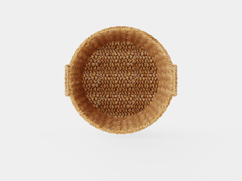 Seagrass storage basket 3D Model