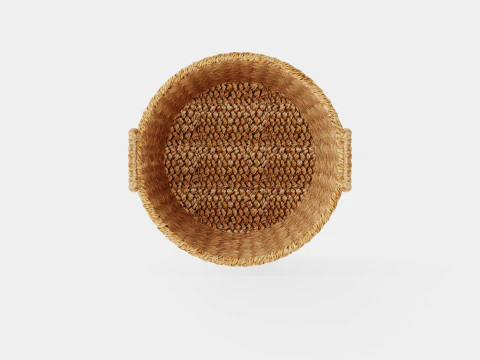Seagrass storage basket 3D Model