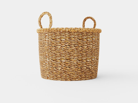 Small seagrass storage basket 3D Model