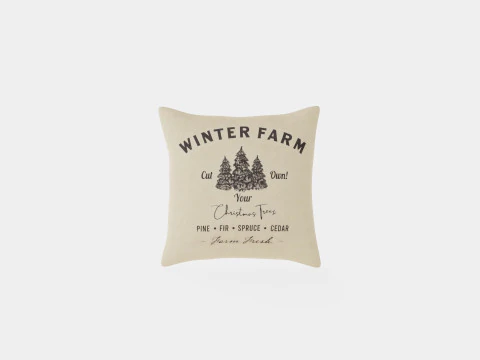 Cushion cover in linen mix 3D Model